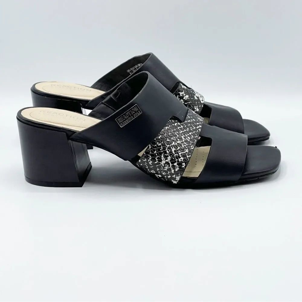 Kenneth Cole Reaction Mix Cut Out slip on heeled mules